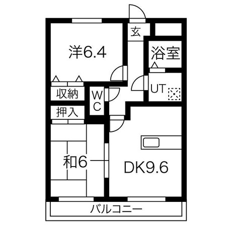 網干駅 徒歩3分 2階の物件間取画像